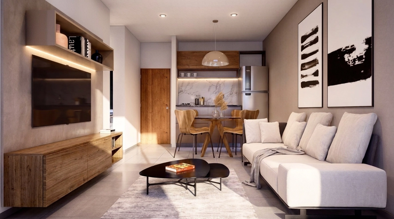 Interior of Mitto Development Apartments in Córdoba, Argentina